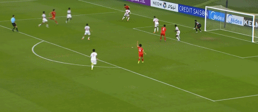 半场:U23越南1-1阿联酋U23,阮黎发、恩迪亚耶破门