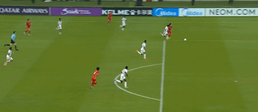半场:U23越南1-1阿联酋U23,阮黎发、恩迪亚耶破门